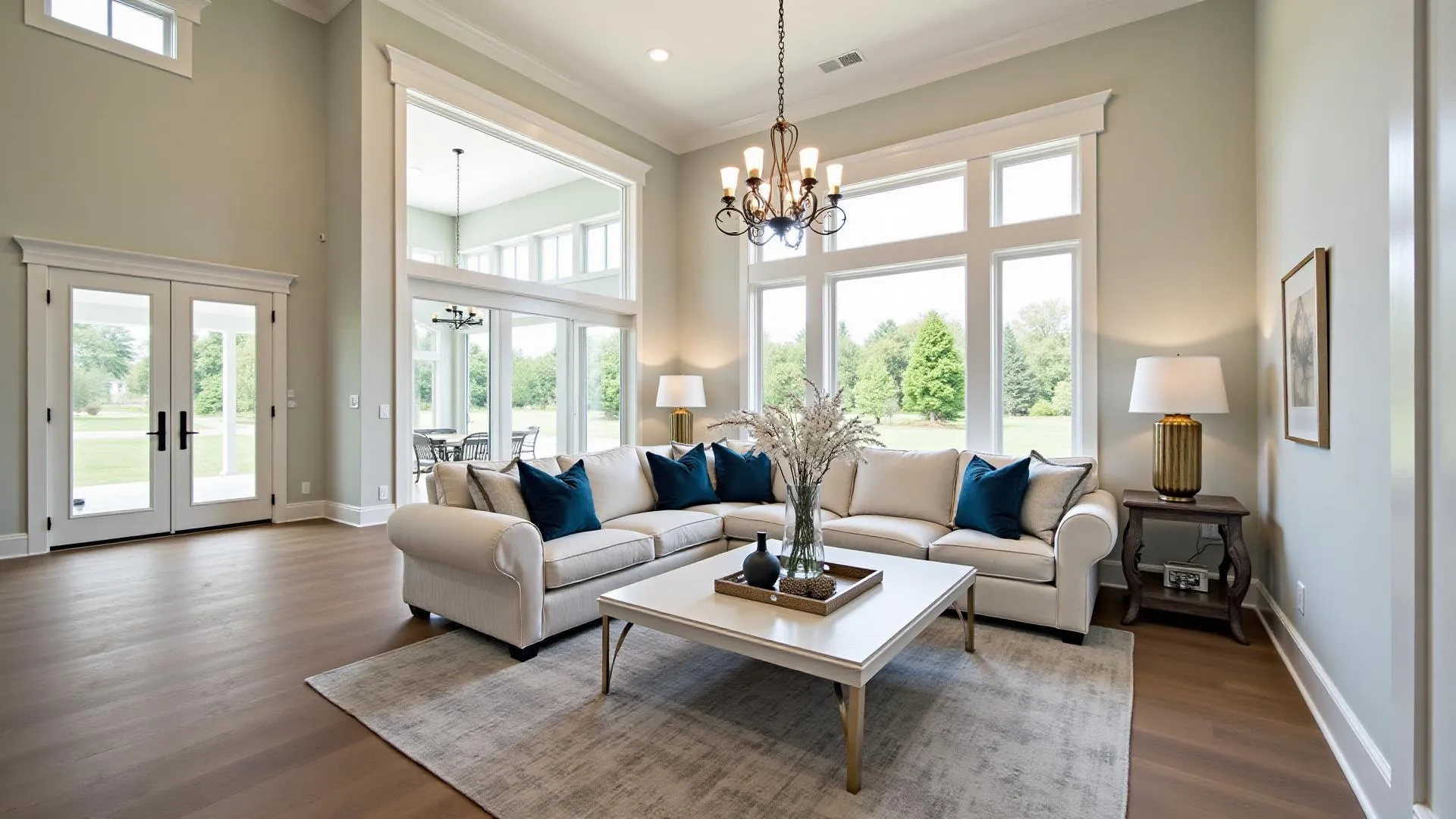 Elegant living room remodel Oklahoma City – MASB Construction & Remodeling LLC